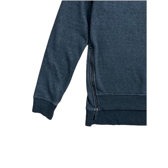 Ugg Dark Gray Women’s Pullover Sweatshirt Fuzzy Lining Side Zip Detail Size S - Picture 2 of 7